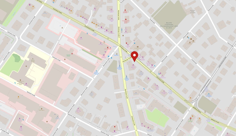 Friseur Schandauer Str. 84, Dresden - Quelle: Openstreetmap.org